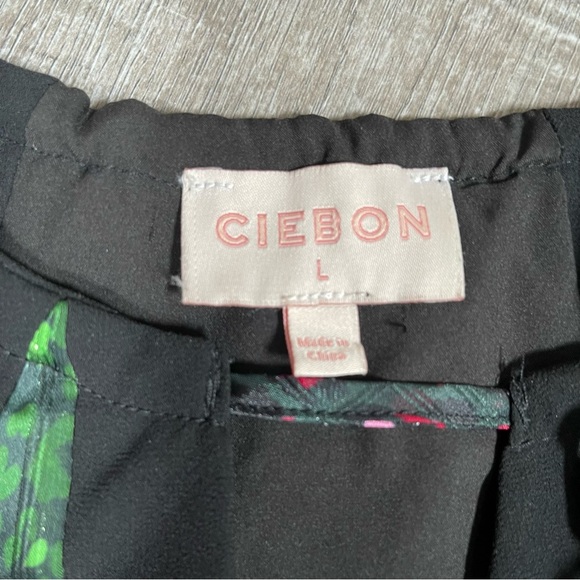 CIEBON Maxi Dress Tropical Printed Size L Tie Shoulder - Picture 6 of 10